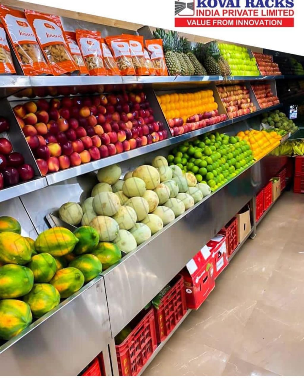 Vegetable and Fruits Shop  Racks